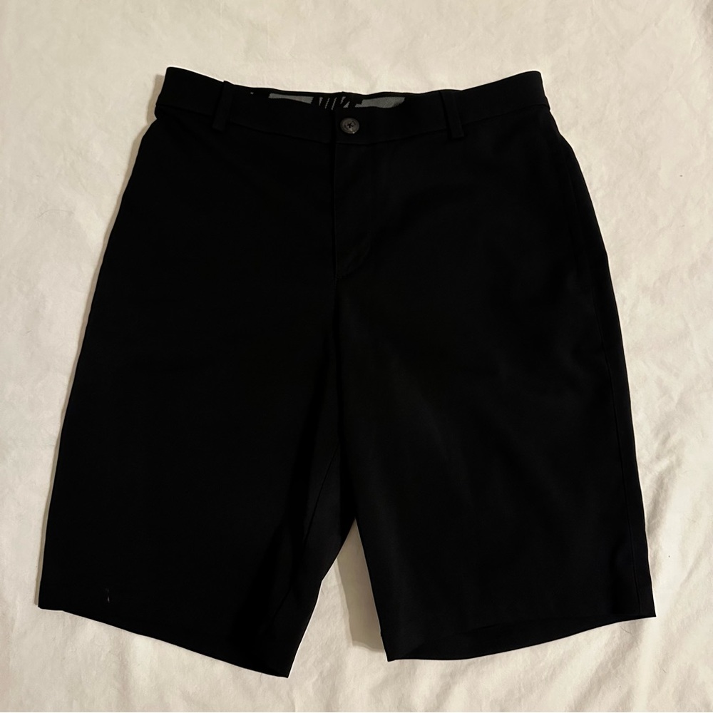Men’s Nike Shorts Black Size 30/M Golf Pockets 10” Inseam Dri-fit